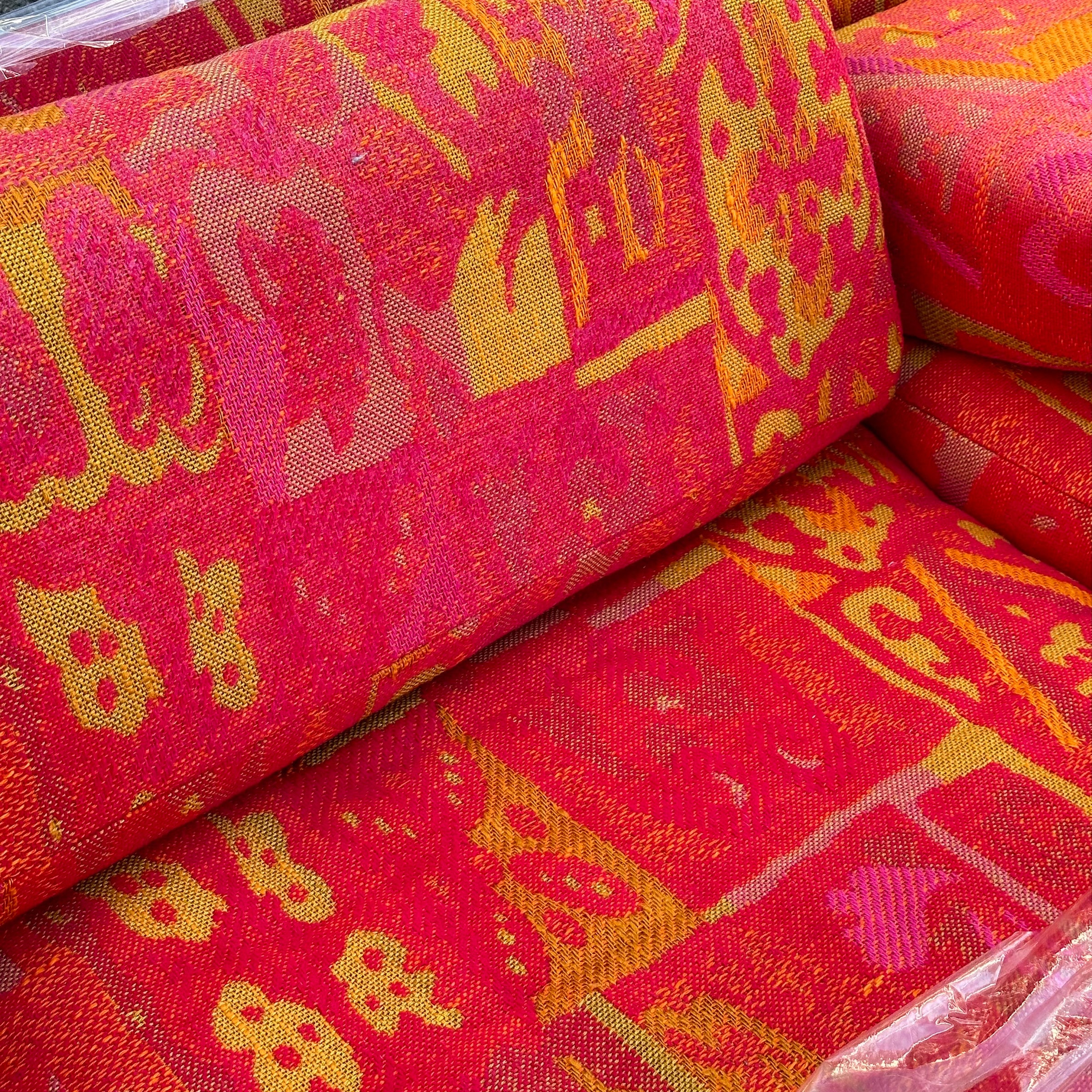 1960s Mod Print Sofa | Featuring antique, vintage, and mid-century